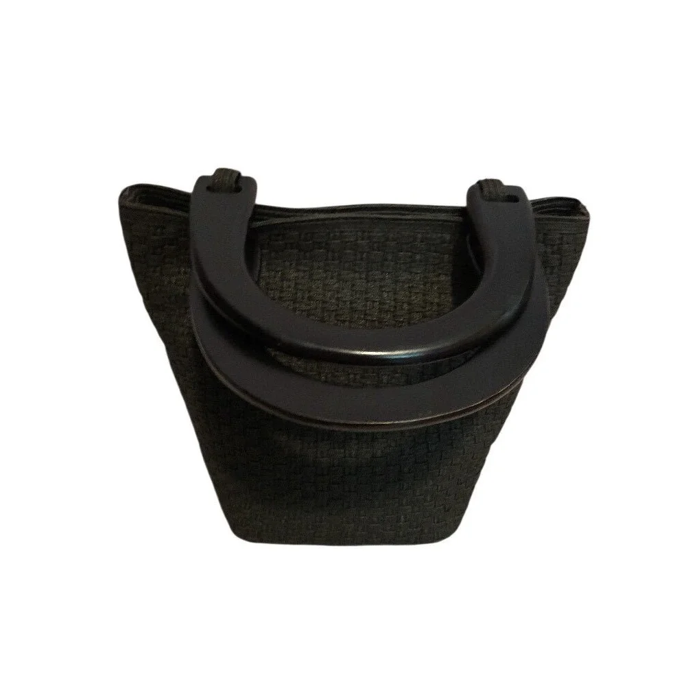 Talbot Women's Small Hand Bag Purse Woven  Lined‎ Brown